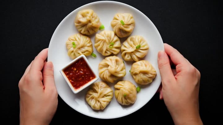 Steam Veg Momos (10)