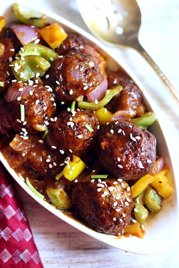 Veg Manchurian Dry/Gravy